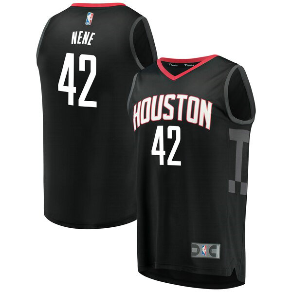 Maillot nba Houston Rockets Statement Edition Homme Nene Houston 42 Noir